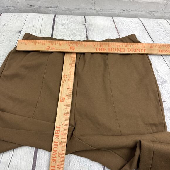 J.Jill Ponte Leggings Pants Affinity Stretch in Espresso Brown‎ Sz Med - Picture 7 of 11